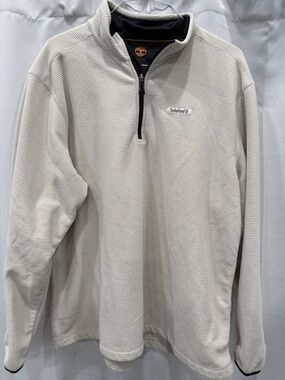 Timberland Waffle Knit 1/4 Zip Pullover 2XL